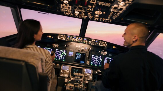 Фото - Авиасимулятор Boeing-737 для двоих