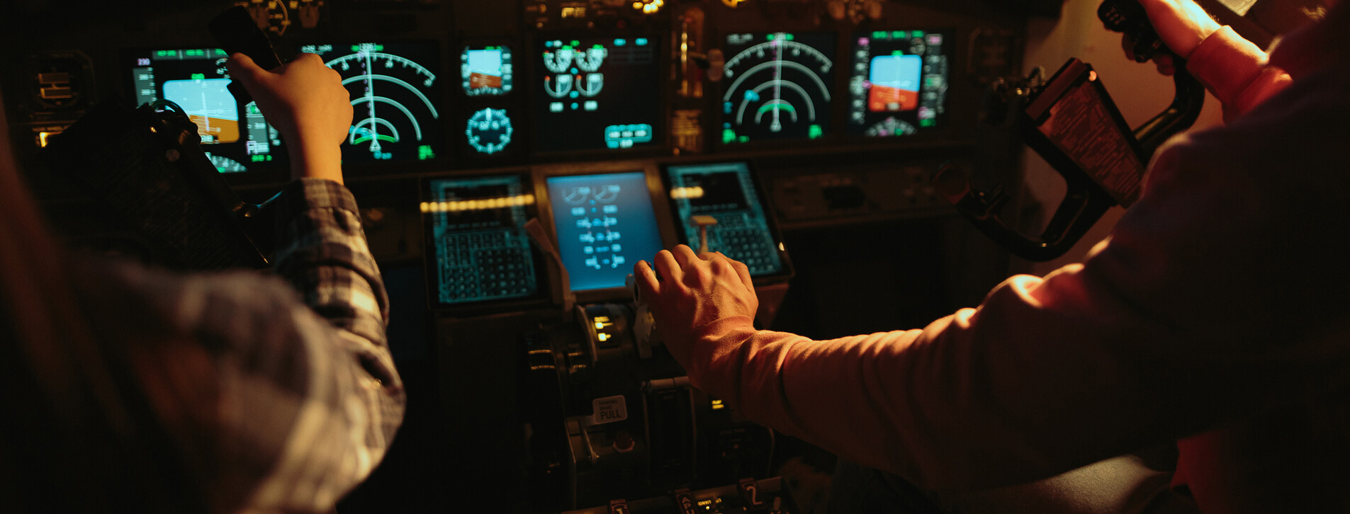 Фото 1 - Професійне навчання польоту на авіасимуляторі